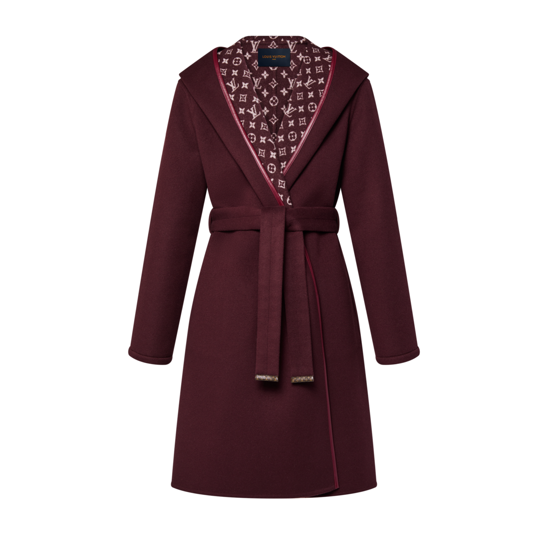 Signature Long Hooded Wrap Coat - Ready-to-Wear | LOUIS VUITTON
